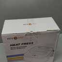 HTVRONT Heat Press Machine for T Shirts, 10"X10" Portable Tshirt Press Machine, Fast Heat-up Iron Press Heat Transfer Machine for Hat, Vinyl, Sublimation, Mint Green 