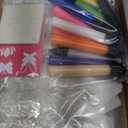 Treela 60 Pcs DIY Candle Painting Kit Include 6 White 6 White Tapered & 6 Pillar Candles 12 Candle Wax Pen 24 Floral Painting Stencils 6 Paint Brushes 6 Sponge Blocks for Craft Birthday Wedding Party (Multiple)