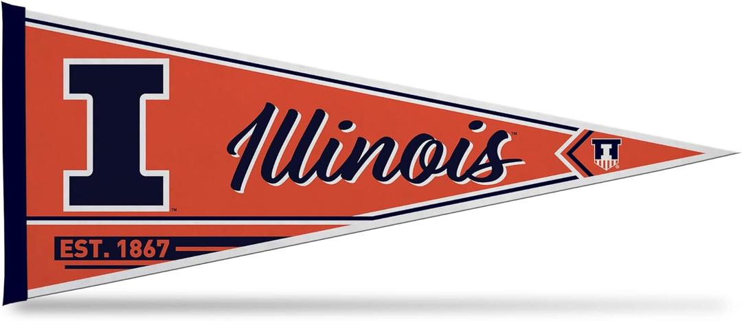 Rico Industries NCAA Classic 12" x 30" Felt Wall Dcor Pennant - Great for Home/Bed Room/Man Cave Dcor