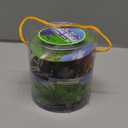 60 Piece Mini Insect Toys with Gift Box, Plastic Bug Figure for Kids, Fake Bug Theme Party Decoration, School Project Sensory Bins, Classroom Reward, Halloween Goody Bag Filler Gift, Cupcake Topper