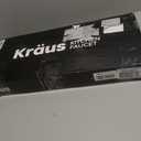 KRAUS Oletto Single Handle Pull Down Kitchen Faucet in Spot-Free Brushed Brass, KPF-2820BB