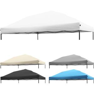 8x8 Canopy Replacement Top, Replacement Cover for 8x8 Pop Up Canopy Tent (Top Cover Only) White