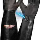 MagneCHEF Freedom BBQ Gloves 932F Heat Rated Magnetic EZ On Off Safety Clips Waterproof for Grills Smokers Fryers Ovens