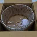 Unique Metal Lamp Shades, Decorative Pattern Round Drum Hollow-Carved Design for Table and Floor Lamps,Chandeliers