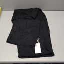 PULI Women's Pashmina Shawl Wraps for Evening Dress Large Scarf Blanket Long Wedding Bridal Winter Warm Shoulder Wrap (Black)