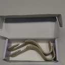 Amooca Car Seat Headrest Hook Universal Vehicle Storage Hanger Leather with Metal Car Seat Back Organizer for Handbag Purse Coat Beige 2 Pack