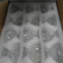 Mumufy 24 Pcs 4 oz Tulip Footed Small Dessert Cups Set Clear Glass Dessert Bowls Mini Ice Cream Sundae Bowls Serving Trifle Dish Cute Parfait Glasses for Fruit Salad Cocktail Condiment Holiday Party, Size in capacity: approx. 4 oz/ 120 ml