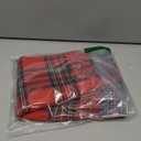 AQOTHES Pack of 2 Christmas Plaid Decorative Throw Pillow Covers Scottish Tartan Cushion Case for Farmhouse Home Holiday Decor Red and Green, 20 x 20 Inches