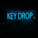 KEY DROP Neon Sign Key Drop Led Light Sign Business Sign shop decor (12 x 3.5'')