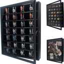 FramePro Shadow Box Frame 16x20 with Removable Shelves, Deep Memory Box Display Case for Collector, Keepsake Coins Military Medals Pins Wedding Flowers Black