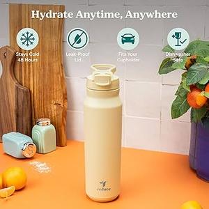 Reduce Hydrate Pro Bottle Flip Sip & Go Stainless Steel Water Bottle 24oz