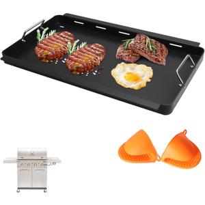 Full-Size Griddle Inserts for Charbroil Commercial Tru Infrared 466242715 463242715 463276016 463255020 463439915 463242716 Replacement Parts, Flat Top Griddle for charbroil G533-0009-W1 G541-0016-W2