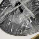 18-Light Crystal Raindrop Chandelier, Black, for High Ceilings, Large