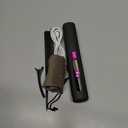 Cordless Hair Straightener and Curler 2 in 1 Mini Lightweight and Small USB Rechargeable with 4500mAh Battery 10s Fast Heating Portable Ceramic Flat Iron for Travel (Black)