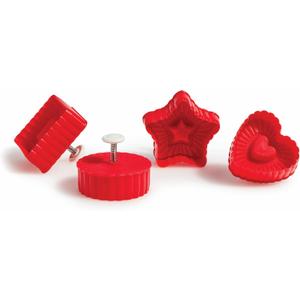 King Arthur Baking Company Thumbprint Pop-Out Cookie Cutters, BPA Free, 4-Piece Set King Arthur Baking Company Thumbprint Pop-Out Cookie Cutters, BPA Free, 4-Piece Set
