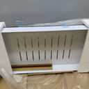 Expandable Pull Out Cabinet Organizer, 11.8 to 18.5in, 15.7in Carbon Steel Deep Pull Out Drawers for Kitchen Cabinet, with Adhesive Tape