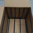 Kitchen Cabinet Organizer, Steel Cookware Holder, Divided Holder with 5 Slots for Skillets Baking Tray and Chopping Board Rack - Baking Pan Holder Storage (1 PC)