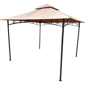 Garden Winds Replacement Canopy Top Cover Compatible with ABCCANOPY & MasterCanopy 10'x10' Gazebo - Riplock 350