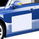 SmartSign 2-Pack Blank Car Magnet Signs - 18"x24", 40 mil Thick Blank Truck/Vehicle Door Magnetic Sheet, White PVC Finish, Rounded Corners