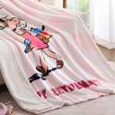 JANZAA Retirement Gift for Woman Blanket - Funny Soft Pink Throw Blanket - Happy Retirement Party Decorations for Women, Pink Retirement Gift, Party Decor and Teacher Retirement Gifts Blanket 50"X60"