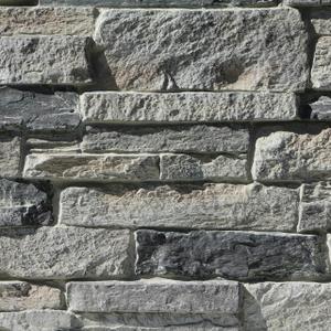 Canyon's Edge Faux Stack Stone Panel - 24 in x 48 in - Gray Fox (44.76 Sq. ft. / Case) 6 Pack