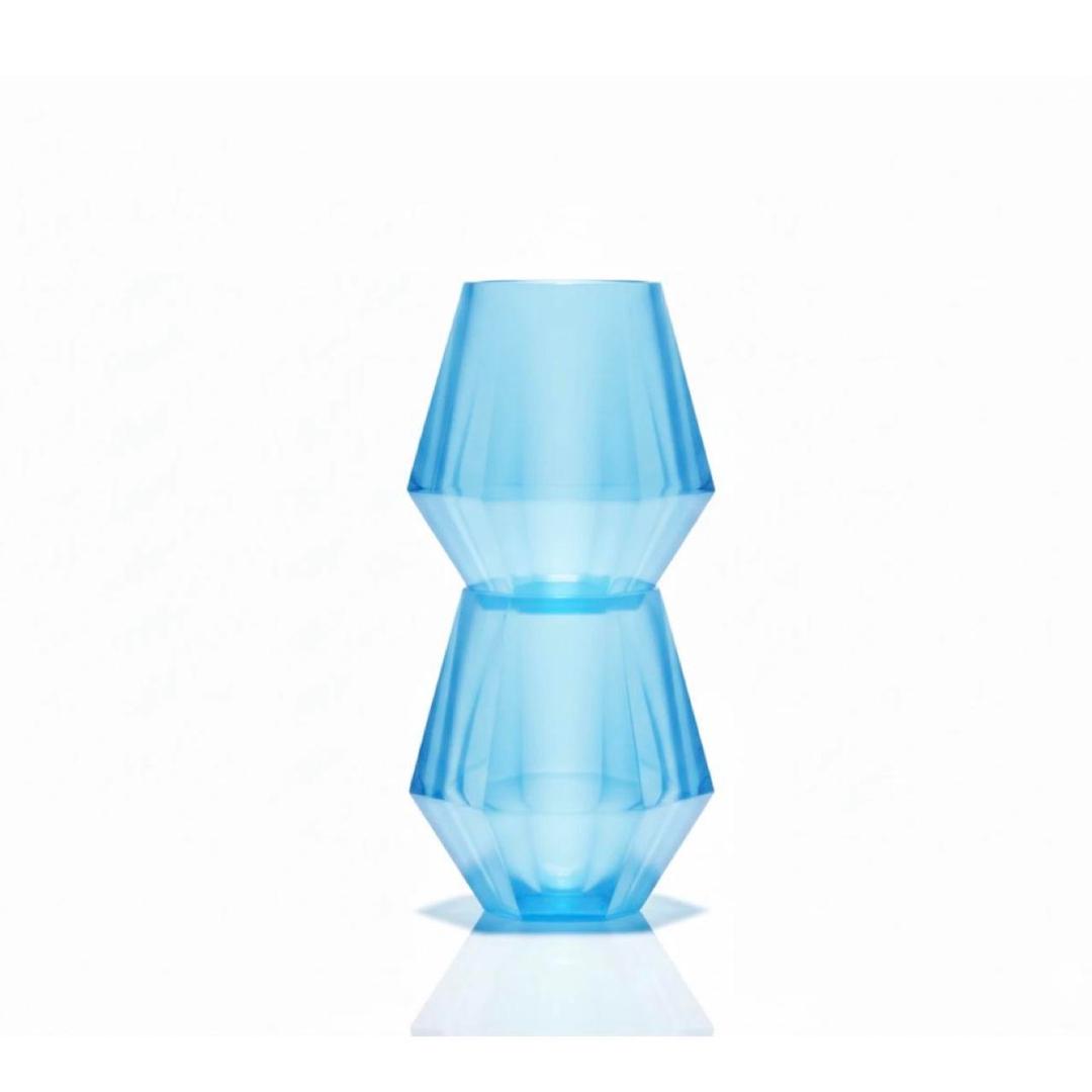 2 x Wine2Go Diamond Silicone Wine Glasses 2PK