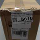 12" Black Outdoor Pendant Light with Seeded Glass, Farmhouse Exterior Hanging Lantern Chandelier with 70" Adjustable Chain for Porch Patio Gazebo Front Door (Bulb Included)