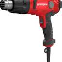 CRAFTSMAN Heat Gun, Corded, Variable Heat Setting up to 1200 Degrees, 1500 Watt (CMEE531)