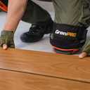 GRENPRO Professional Knee Pads for Work,Heavy Duty Thick Foam Knee Pads Tools,Knee Pad with Soft Gel Cushion for Construction,Work,Flooring,Gardening,Cleaning,Tiling,Orange (Black)