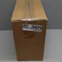 2 Inch 3-Ring Binder, 2" Round Ring Binder with 2 Inside Pockets, 6 Pack Black Binders, Clear View Cover, Holds Up to 450 Sheets 8.5" x 11" PaperStudy Binders for Office/Home/Back to School