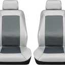 PILOT ANTIMICROBIAL DI SLATE GRAY SEAT COVER PAIR WITH MCRBN