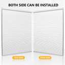 Cellular Shades Cordless Blackout Blinds Honeycomb Window Shades for Bedroom, Blinds for Window and Door, Home and Office, White, 35" W x 64" H SUNFREE