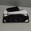 MZOO Luxury Sleep Eye Mask for Side Sleeper Men Women, Zero Eye Pressure 3D Sleeping Mask, Light Blocking Patented Design Night Blindfold, Soft Eye Shade Cover for Travel, Black