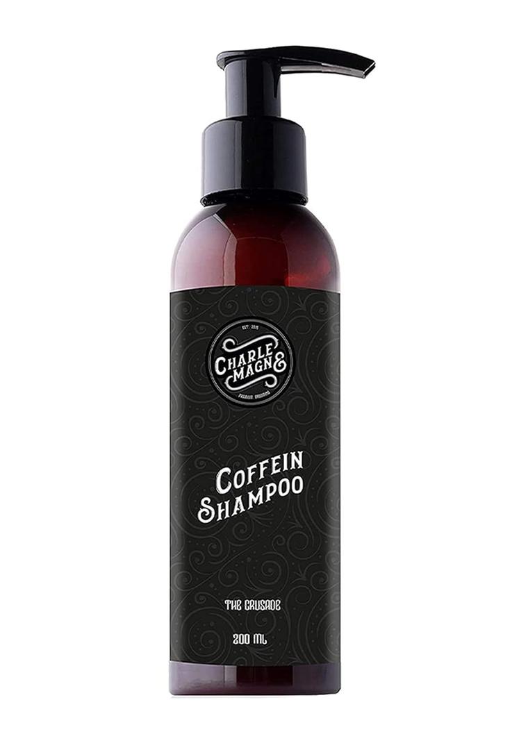 Charlemagne Anti Hair Loss Caffeine Shampoo - 200ml, Balthazar Scent - Mens Caffeine Shampoo for Hair Growth & Thickening - Developed by Barbers with Masculine-Lemon Balthazar Scent - Made in Germany