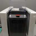 Aeitto Nugget Ice Maker Countertop, Pellet Ice Machine Soft Chewable Ice 40lbs/Day, One-Click Operation, Auto Self-Cleaning Crushed Ice Makers Stainless with Scoop for Home/Kitchen/Office (Grey)