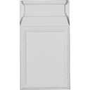 Ekena Millwork PB06X11X01OD Odessa Bead & Barrel Plinth Blocks, 6 1/2"W x 11 5/8"H x 1 5/8"P, Primed