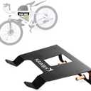 Bike Wall Mount With Shelf,Heavy-Duty Adjustable Bike Hanger,Multifunctional Wall Mount,Hold Up To 66lbs for Storage of Road,Hybrid Bikes in Garage, Home, Father Husband Birthday Gifts(Black)