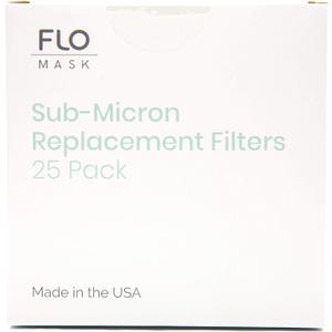 Kids - Sub-Micron Replacement Filters (25-Pack) for Children's Mask, Made in USA