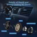 ECCPP A/C Compressor Clutch Fit for Jeep Liberty 3.7L 2002 2003 2004 2005 AC Compressor Clutch Assembly Kit Pulley Coil Set