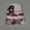 Mr. Pen - Knitted Christmas Tree Skirt 24 Inches, Red & White, Small Christmas Skirts for Xmas Trees