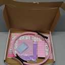 Pilates Kit, Home Pilates Workout Kit for Women, Pilates Equipment with 14.5" Pilates Ring and Ball, Resistance Bands, Ankle Weights, Sliders & Grip Socks Accessories for Starter Home Workouts (Pink)