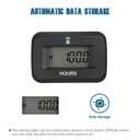 Runleader RL-HM057ADH1 Digital Hour Meter, Works for DC5V to 60V Powered Machine.