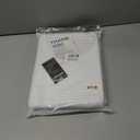 wirarpa Men's Cotton Undershirts Tee Short Sleeve Crew Neck Classic T-Shirt for Men 2 Pack (White, L)