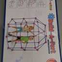 V-Opitos Fort Building Kits for Kids, 140 PCS STEM Construction Toys, Christmas, Birthday Gifts for 4, 5, 6, 7, 8, 9, 10, 11, 12 Years Old Boys & Girls, Indoor & Outdoor Play Tent Activity