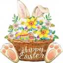 Door Wreath Easter Wooden Easter Door Wreath Easter Wreath Door Easter Wreaths Wooden Door Decoration Easter Bunny Easter Egg Easter Decoration Hanging for Front Doors, Walls, Windows