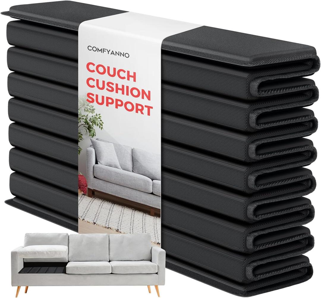 Comfyanno Couch Cushion Support Board, Repairs Sagging Loveseat Sofa, Ready to Use, 21.5" x 48", Heavy-Duty Solid Wood Board, Safe Corner, Sinking Couch & Sofa Fix Saver