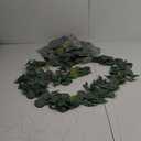 5 Pack Artificial Eucalyptus Garland Faux Silk Leaf Silver Dollar Eucalyptus Leaves Vines Handmade Garland Greenery Wedding Backdrop Indoor Outdoor Arch Wall Decoration