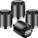 Golf Cart ITP SS Wheel Center Hub Cap for Club Car EZGO Yamaha Golf Cart with 8" 10" 12" Wheels,Push in Style Black Center Cap Cover -Set of 4