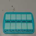 Genuine Fred MINI Match UP Memory Snack Tray, Fun Interactive Game for Kids, Travel,Friendly 8.5" x 6", BPA Free, The Ultimate Snacktivity for Picky Eaters, Dishwasher Safe (Teal)