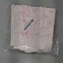 Fullhawl 24 Pcs Pink Bow Mini Popcorn Boxes Pink and White Bulk Popcorn Containers Open Top Goodies Treat Candy Bags for Wedding Baby Shower Party Supplies